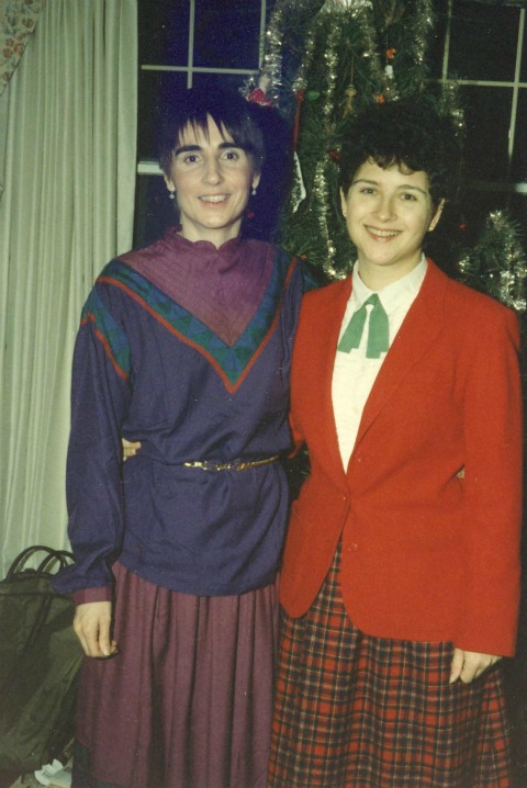 Margaret Ardussi and Cynthia Yockey in December 1984.