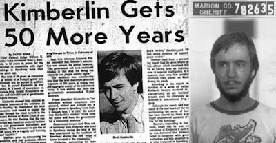 Brett Kimberlin, aka "The Speedway Bomber." Brett Kimberlin photo from 1981 and newsclip showing he was convicted of planting a bomb that maimed a man, who later committed suicide due to his injuries.